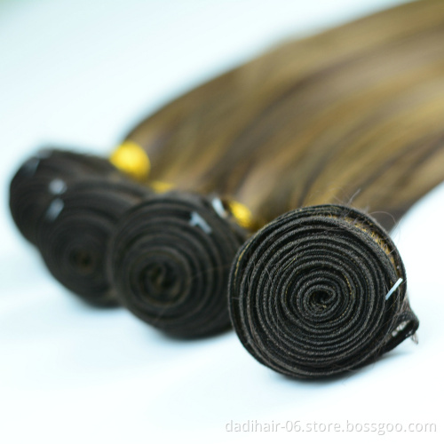 Cheap Synthetic Hair Bundles One Piece,Can Straighten Piano Color Double Weft Heat Resistant Fiber Hair Weave Yaki Straight 100g